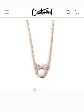 Catbird Choupette Rose Gold Necklace